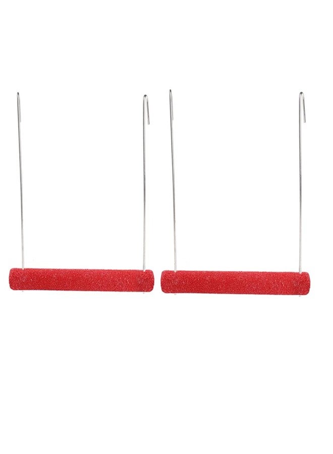 Western Era Joyful Sand Perch Swing Toy Cage Hanging Platform, Climbing, Exercise Perch for Birds (Small) (Pack of 2) - Image 1